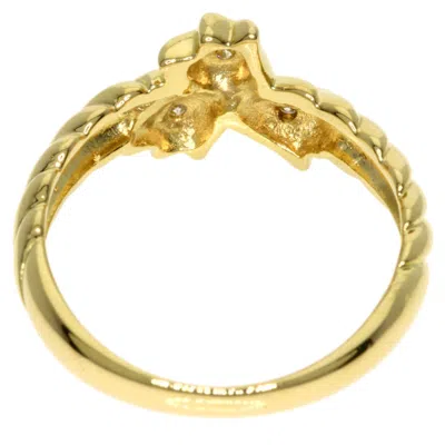Pre-owned Dior Christian  Yellow Band Ring ()