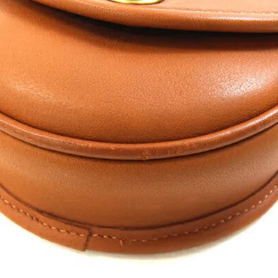 Pre-owned Coach Brown Leather Pochette Shoulder Bag ()