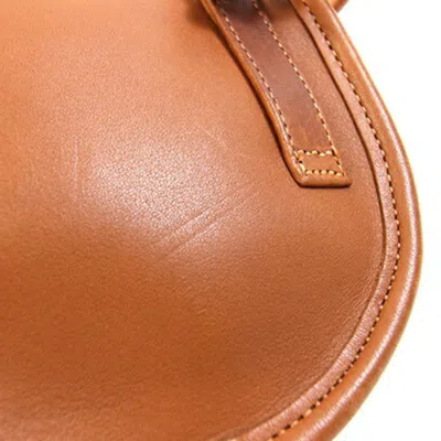Pre-owned Coach Brown Leather Pochette Shoulder Bag ()