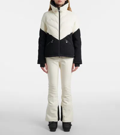 Perfect Moment Ski Duvet Down Jacket Xl In Neutral