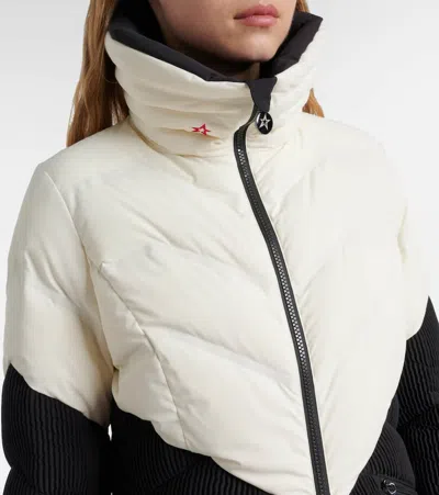 Perfect Moment Ski Duvet Down Jacket Xl In Neutral