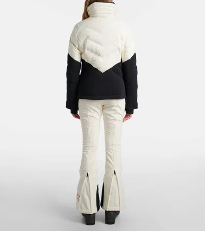 Perfect Moment Ski Duvet Down Jacket Xl In Neutral