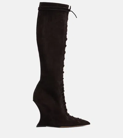 Paris Texas Nina 105 Lace-up Boot In Black