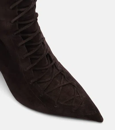 Paris Texas Nina 105 Lace-up Boot In Black