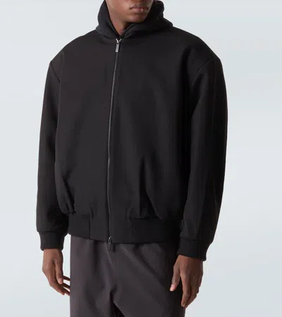 Fear Of God Wool And Cotton Blouson In Black