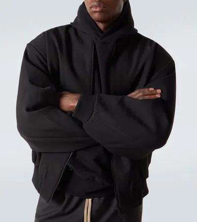 Fear Of God Wool And Cotton Blouson In Black