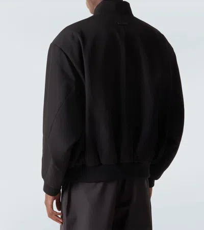 Fear Of God Wool And Cotton Blouson In Black