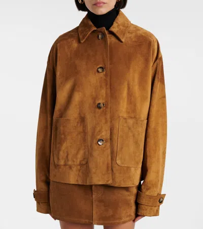 7 For All Mankind Long-sleeved Jacket In Brown