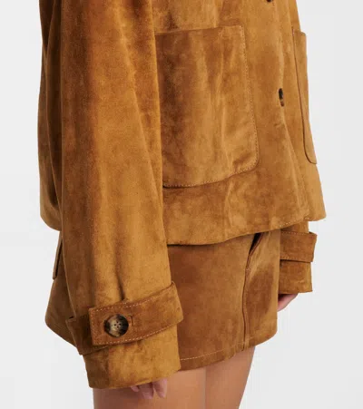 7 For All Mankind Long-sleeved Jacket In Brown