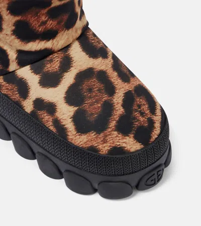 Goldbergh Snowy Leopard-print Snow Boots In Animal Print