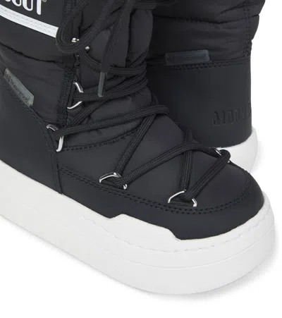 Moon Boot Junior Park Snow Boots In Black