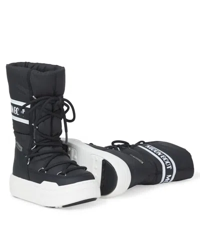 Moon Boot Junior Park Snow Boots In Black