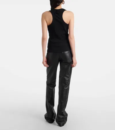 Jean Paul Gaultier Tank Top With Piercing In Black