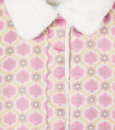 Bebe Organic Ellie Patterned Jacket In Pink
