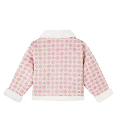 Bebe Organic Ellie Patterned Jacket In Pink
