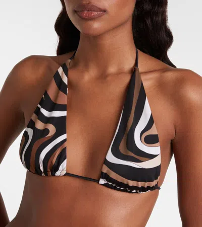 Pucci Marmo Bikini Bottoms In Multi