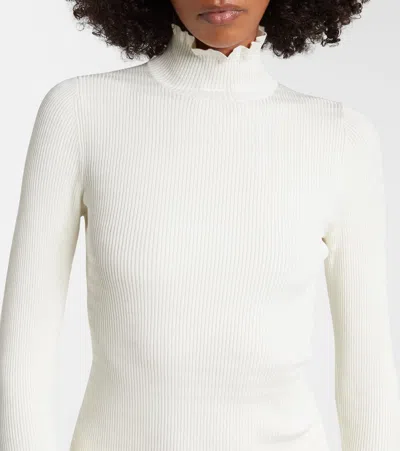 Proenza Schouler Sandra Turtleneck Sweater In Ecru In White