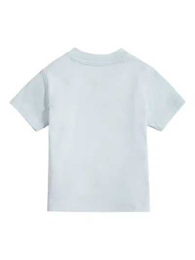 New Balance Logo-ptint Tshirt In Blue