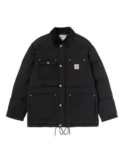 Carhartt Rayler Corduroy Collar Jacket In Black