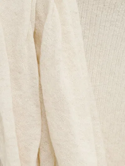 Paloma Wool Cowl-effect Knitted Top In White