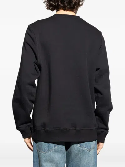 Ps By Paul Smith Snake-print Crew-neck Sweatshirt In Black