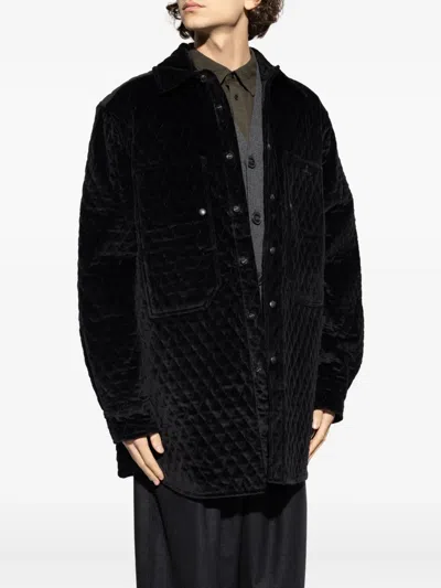 Vivienne Westwood Long-sleeved Shirt Jacket In Black