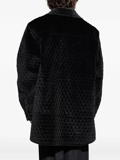 Vivienne Westwood Long-sleeved Shirt Jacket In Black