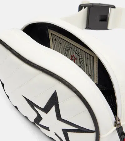 Perfect Moment Womens Snow White Star Woven Belt Bag In White