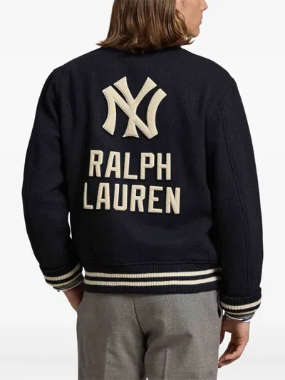 Polo Ralph Lauren Xyankees Striped-hem Jacket In Multi