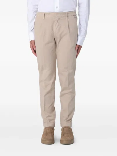 Fay Cuffed Trousers In Neutral