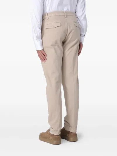 Fay Cuffed Trousers In Neutral