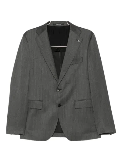 Tagliatore Single-breasted Suit In Gray
