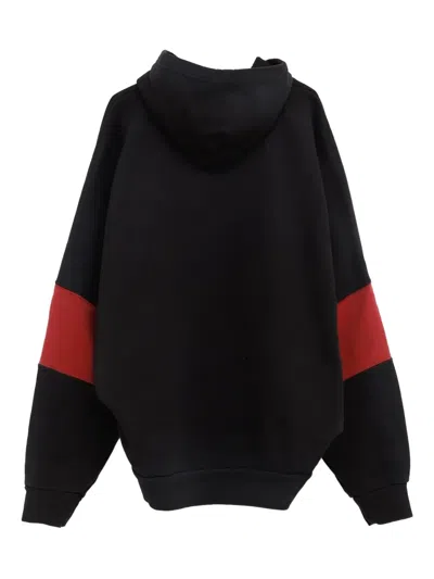 Willy Chavarria Mens Black Casa De Chavarria Relaxed-fit Cotton-jersey Hoodie In Black