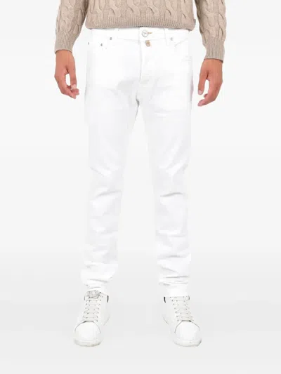 Jacob Cohen Five-pockets Jeans In White