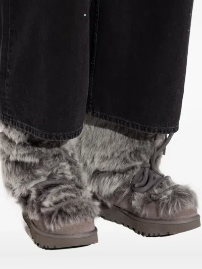 Ugg Chalet Lace-up Boots In Gray
