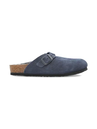 Birkenstock Boston Buckle-strap Sneakers In Blue