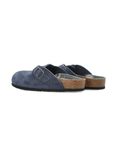 Birkenstock Boston Buckle-strap Sneakers In Blue
