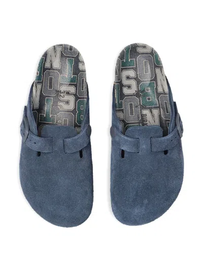 Birkenstock Boston Buckle-strap Sneakers In Blue