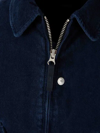 Stone Island Denim Long Coat By In Blue