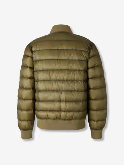 C.p. Company Long Coat By Cp Company In Green