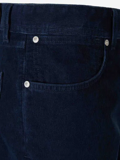 Stone Island Denim Wide Leg Jeans In Blue