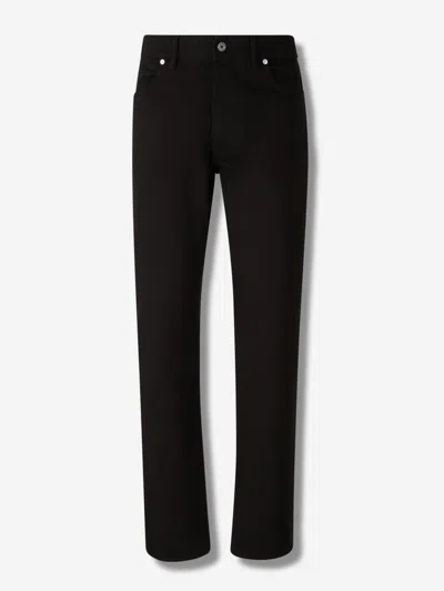 Stone Island Denim Wide Leg Jeans In Black