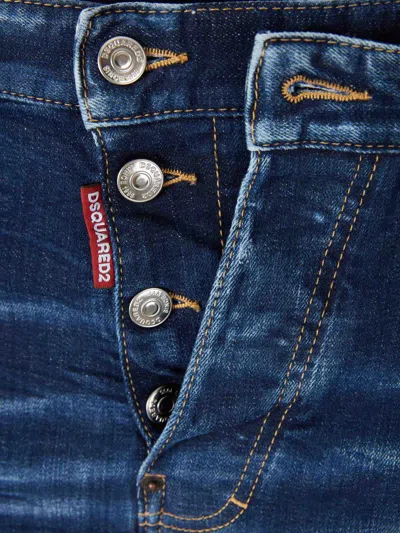 Dsquared2 Flared Jeans In Blue