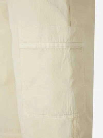 Off-white Bermudas In Neutral