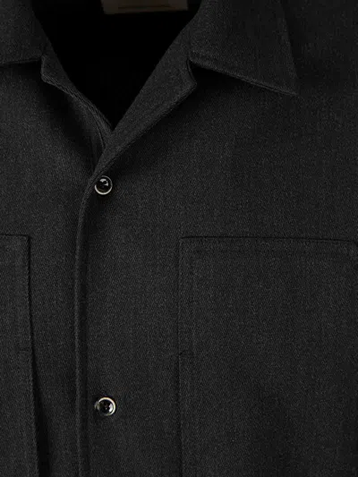 Nine In The Morning Buttoned Long Jacket In Blue