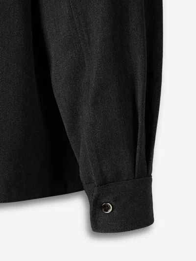 Nine In The Morning Buttoned Long Jacket In Blue