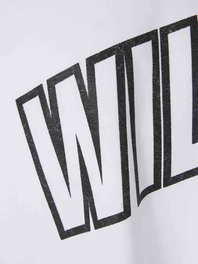 Willy Chavarria White T-shirt With Willy Logo In White