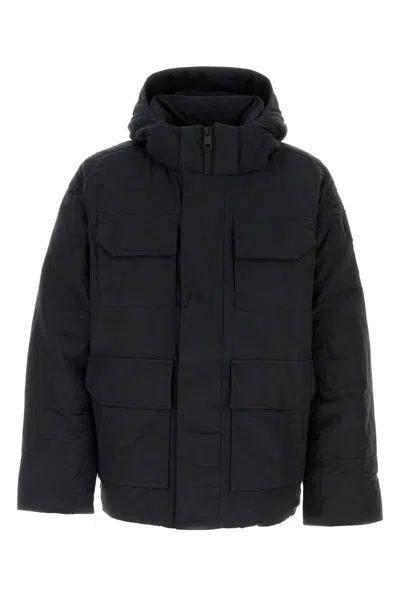 Canada Goose Maitland Padded Cotton-blend Canvas Down Parka In Black
