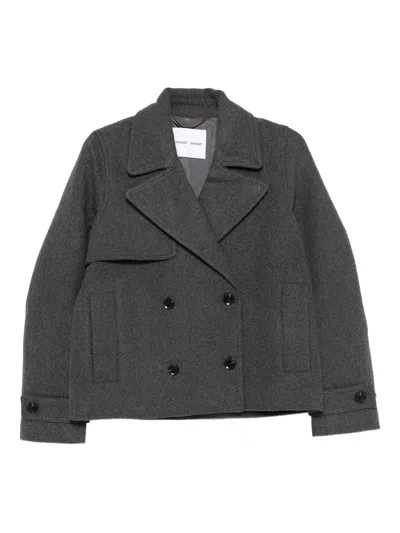 Samsoe & Samsoe Wool-blend Jacket In Gray