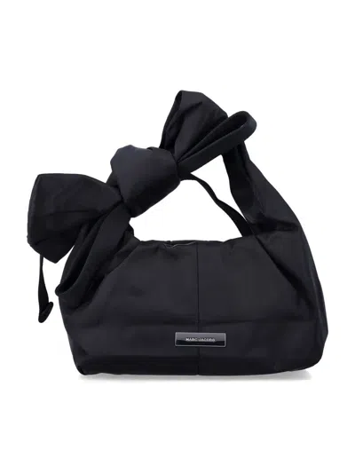 Marc Jacobs The Bow Mini Bag In Black Nylon In Black